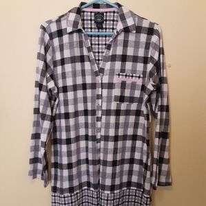 Laura Ashley Plaid button down dress